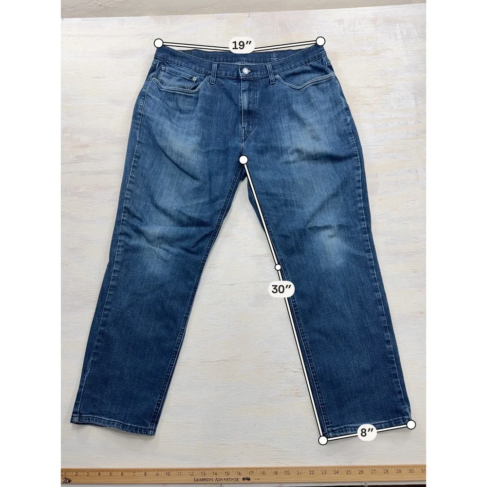 Levi's Jeans 541 Athletic Taper Stretch Medium Wash Blue Mens 36x30